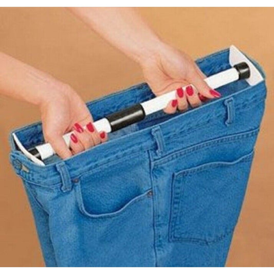 Adjustable Waist Pants Extender – Instantly Adds Up to 5" to Waistband for Jeans, Pants, and Skirts (26"-56")