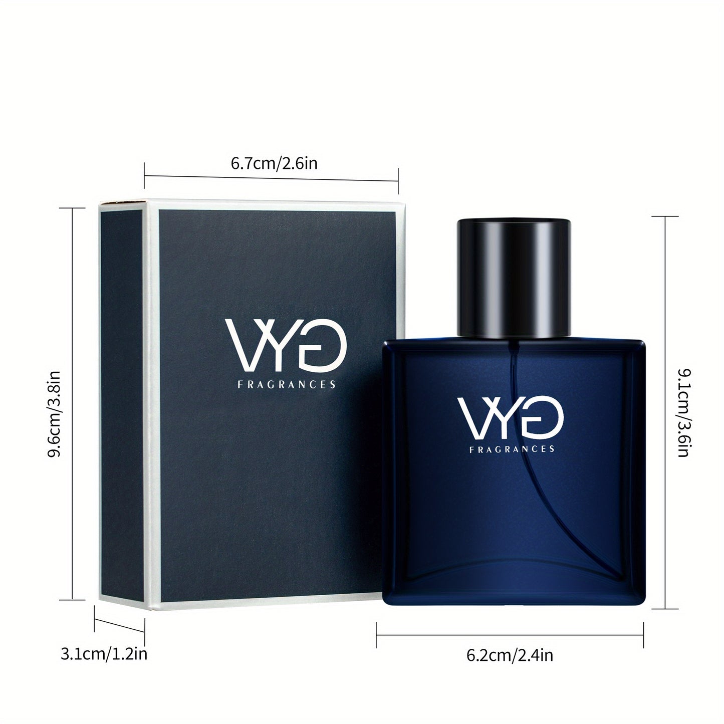 1.69 oz Men's Woody Marine Cologne - Classic, Hormonal Perfume with Elegant & Mysterious Scent, Long-Lasting, Ideal for Halloween, Christmas and  Holiday Gifts