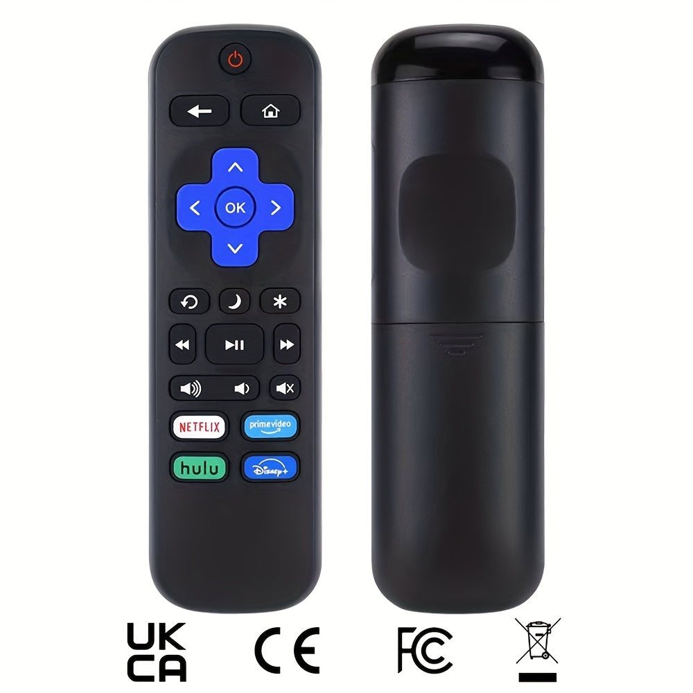 Universal Roku TV Remote Control - Compatible with TCL, Hisense, Onn, Sharp, Element, Westinghouse, Philips TVs - Durable, User-Friendly Design - Not for Roku Stick or Box