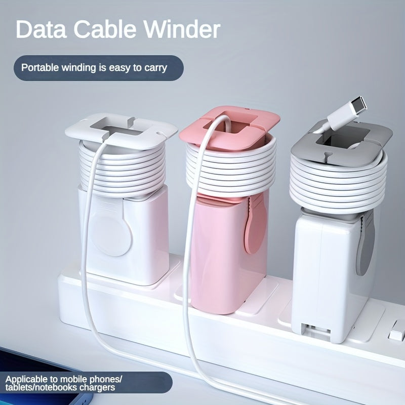 Charger Protective Case with Data Cable Winder – Travel Storage Bracket