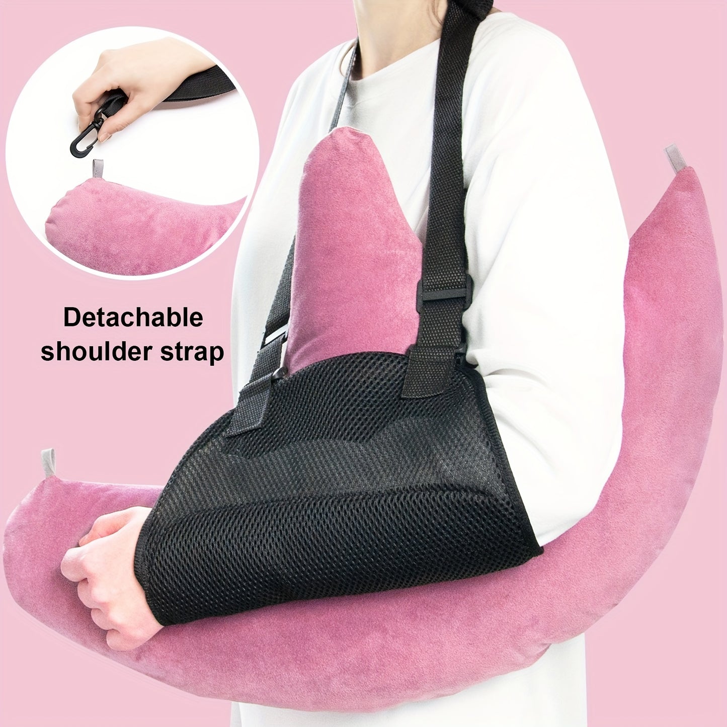 Shoulder Surgery Pillow – Rotator Cuff and Neck Support Pillow for Post-Surgery Comfort – Ergonomic Soft Side Sleeper Support Pillow