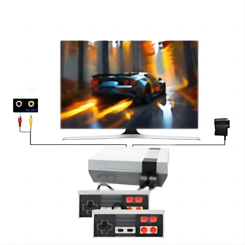 Mini Wired Dual Player Entertainment Device - Ultimate Family Fun, Ideal for Gatherings, Christmas, and Birthday Gifts