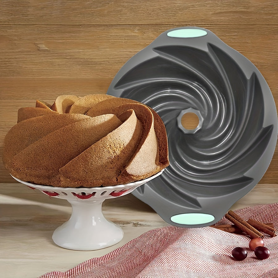 Bundt Pan 11.2''x3.1'' - Heritage Bundtlette Cake Mold for Fluted Tube Cakes, Essential Baking Tool and Kitchen Gadget