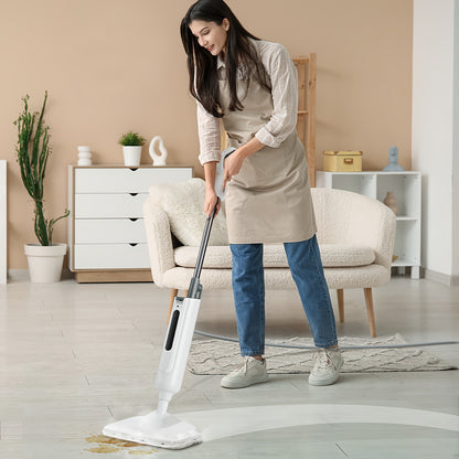 Powerful Steam Mop for Hardwood, Carpet, and Tile – 1300W Floor Steamer with 11.16oz Capacity, 30s Fast Heat-Up – Includes Carpet Glider and 2 Washable Microfiber Pads