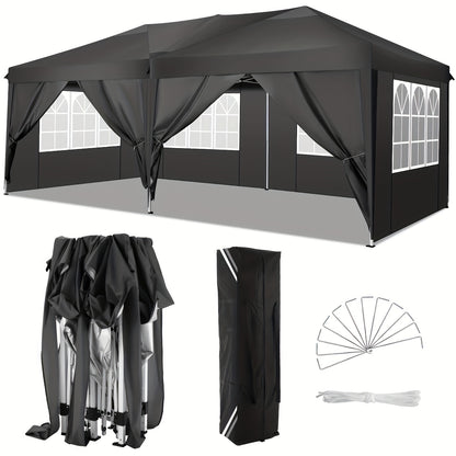 10x20 FT Pop-Up Canopy – Portable, UV Resistant, Waterproof – Ideal for Outdoor Events, Patio, and Parties