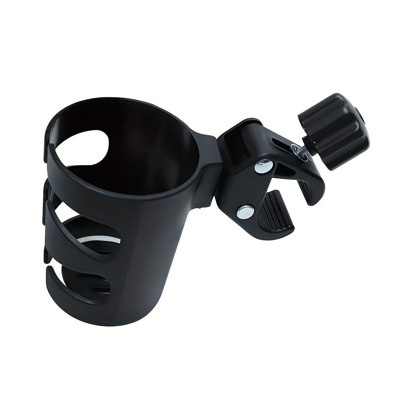 Universal 360° Rotatable Cup Holder - Compatible with Strollers, Prams, and Wheelchairs