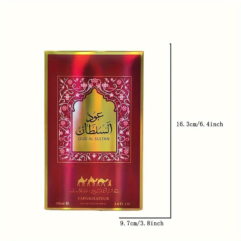 Arabian Unisex Eau De Parfum - 3.38oz, Long-Lasting Woody Scent, Alcohol and Paraben-Free, Perfect for Daily Wear, Dates, Parties and Gifting