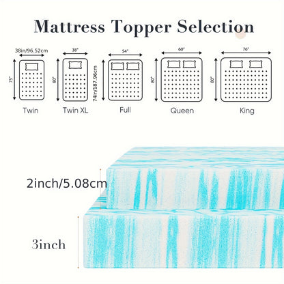 3-Inch/2-Inch Mattress Topper – Comfort Bed Topper Cooling Gel Memory Foam, CertiPUR-US Certified Premium Mattress Pad