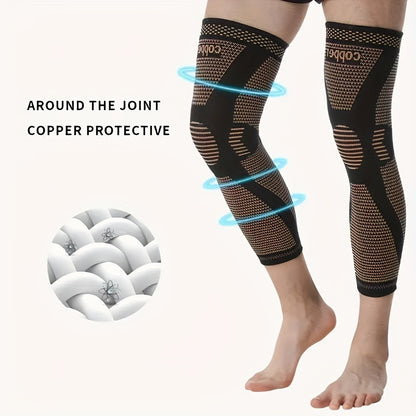 Buy 1 Get 1 Free – 2 pcs Premium Copper Ion Fiber Knee Pads for Enhanced Patella Protection, Breathable and Thickened for Warmth, Ideal for Fitness and Outdoor Activities