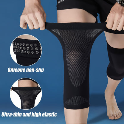 Thin Knee Brace – Elasticated Compression Knee Sleeve for Leg Arthritis and Injury Support