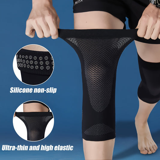 Thin Knee Brace – Elasticated Compression Knee Sleeve for Leg Arthritis and Injury Support