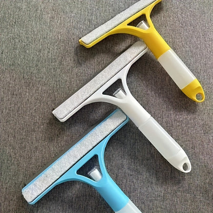 3-in-1 Glass Cleaning Kit - Window Scraper, Sprayer, and Squeegee for Sparkling Windows, Mirrors, and More