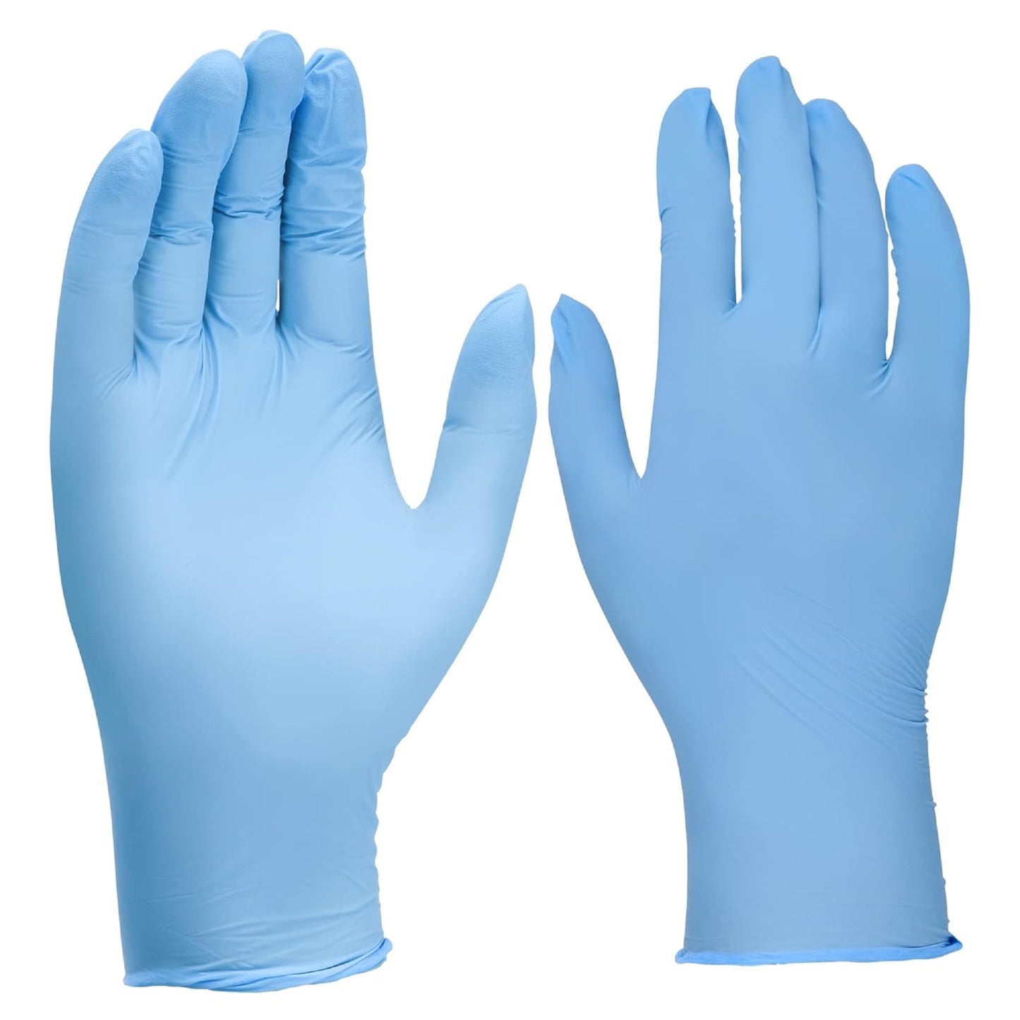 100pc Disposable Nitrile Gloves: 3-Mil Latex-Free for Tattoo, Nail, Hair Salon and Cleaning Use