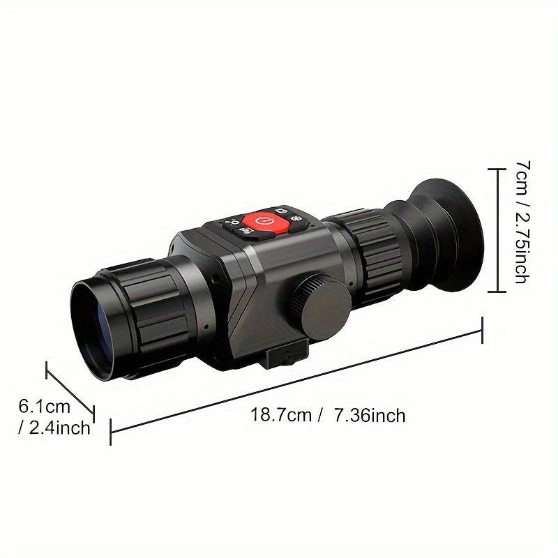 Proxima Thermal Night Vision Riflescope – 12um Pixel Pitch for Long-Range Detection, 6-Hour Battery Life – Ideal for Surveillance and Wildlife Observation