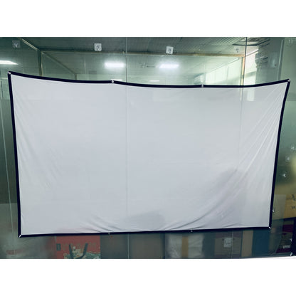 72/84/100 Inch HD Projection Screen - Foldable, Anti-Wrinkle Portable Movie Screen for Home Theater, Outdoor, and Indoor Projection