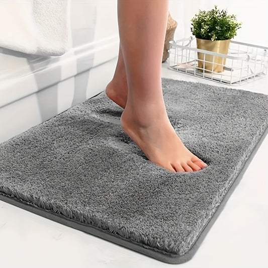 Premium Thickened Super Soft Bathtub Rug – Plush, Absorbent, Non-Slip Bathroom Floor Mat – Fade Resistant – Comfortable Carpet for Bathroom Accessories & Home Decor