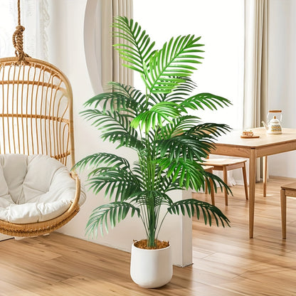 2 Pieces Realistic Artificial Plants - 32.68 Inch Long Stemmed with Large Leaves | High-End Indoor/Outdoor Decoration | Perfect for Weddings, Hotels, Gardens, Photography, Halloween, Christmas