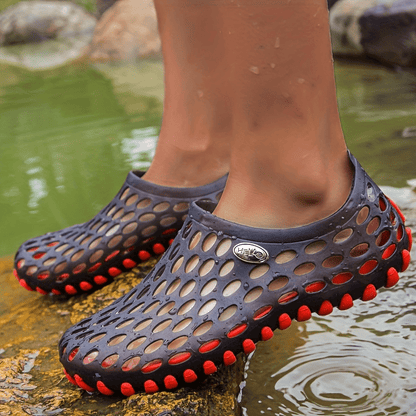 Breathable Unisex Garden Sandals – Non-Slip Summer Slides with Round Toe Design, Ideal for Outdoor Couples Wear