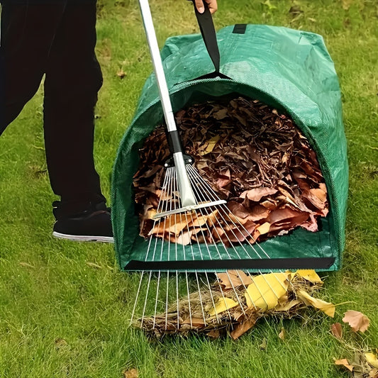 Reusable Garden Leaf Bag – Large Capacity Outdoor Trash Bag for Lawn and Patio, Corrosion-Resistant Leaf Storage