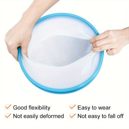 Adult Foot Cast Cover - Reusable Waterproof Bath Protector (7.48''x13.38'') with Watertight Seal for Shower - Fits Most Male and Female Feet