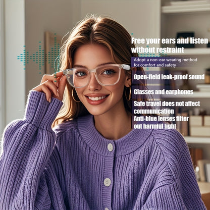 New Smart Photo-Taking Glasses - Outdoor Sports, Music, Calls, Remote Control Photography, Built-in Microphone and Speaker, Noise Reduction, AI Voice Assistant, Compatible with iPhone/Android