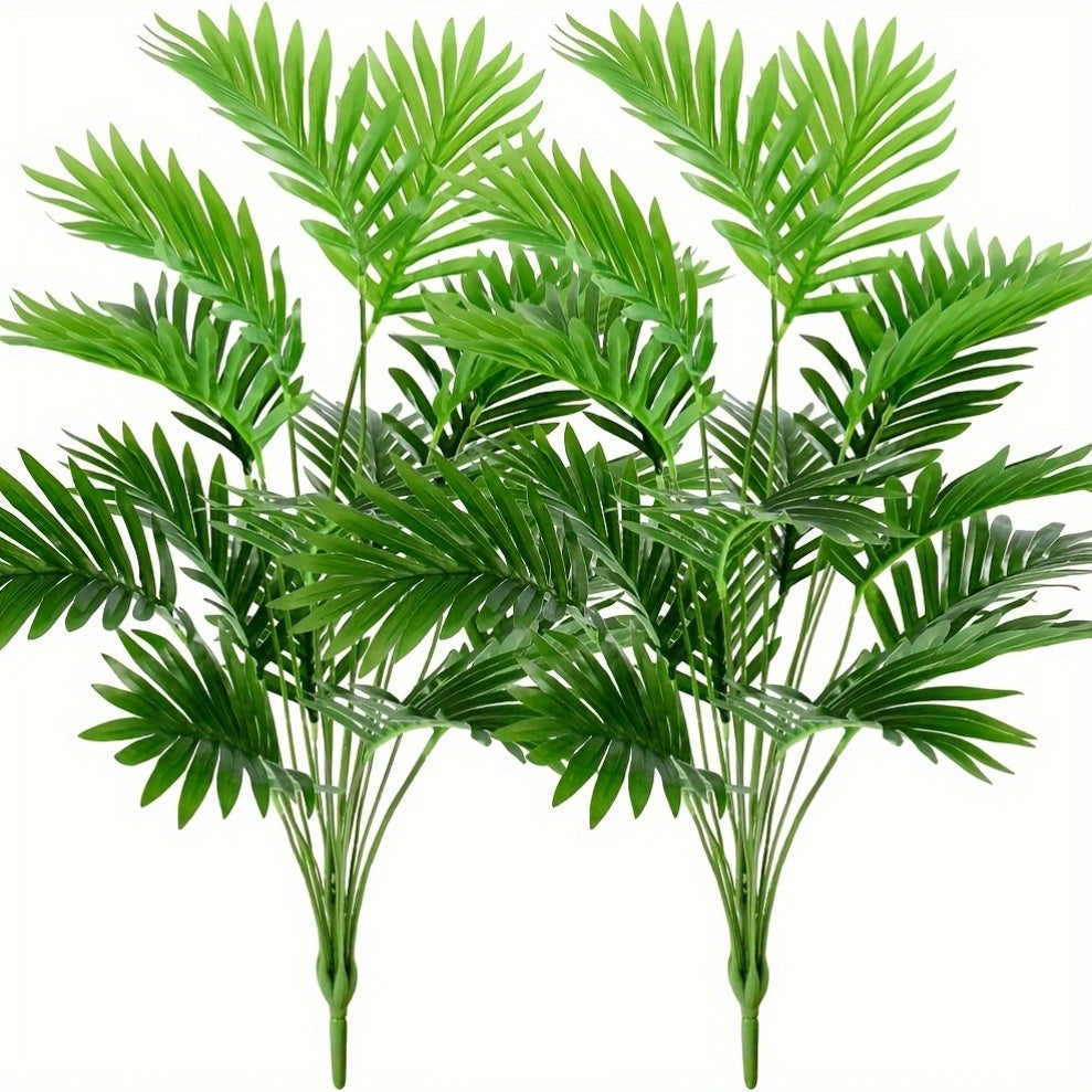 2 Pieces Realistic Artificial Plants - 32.68 Inch Long Stemmed with Large Leaves | High-End Indoor/Outdoor Decoration | Perfect for Weddings, Hotels, Gardens, Photography, Halloween, Christmas