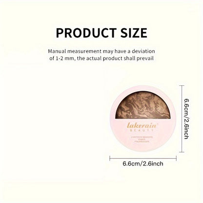 Beauty Color Correcting Powder Foundation – 4 Shades, Balance and Brighten, Semi-Matte Natural Finish, Fine Texture with Plant Squalane