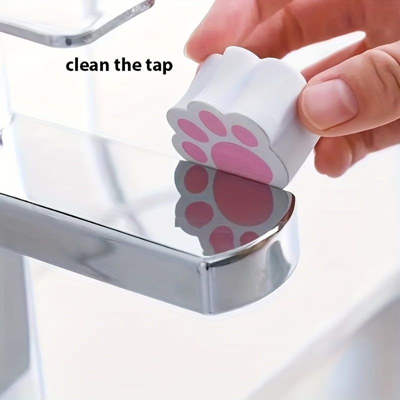 Mirror Cleaning Wipes - Streak Free Sponge for Bathroom Glass and Faucet Descaling, Magic Stain Removal Tool