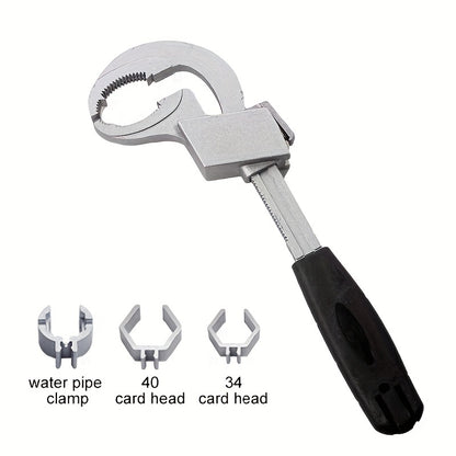 Universal Adjustable Wrench - Ideal Plumbing Tool for Faucet and Sink Repairs