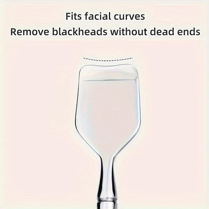 Double-Ended Blackhead Remover - Facial Pore Cleanser, Exfoliator, and Massage Tool for Smooth Skin