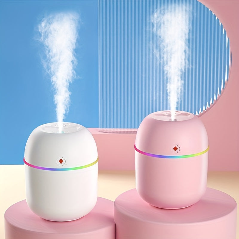 Multifunctional Aroma Lamp Humidifier - USB Powered, Colorful, Portable with Adjustable Mist - Ideal for Bedroom, Living Room, Office Desk, and Car - Includes Night Light and Lucky Design