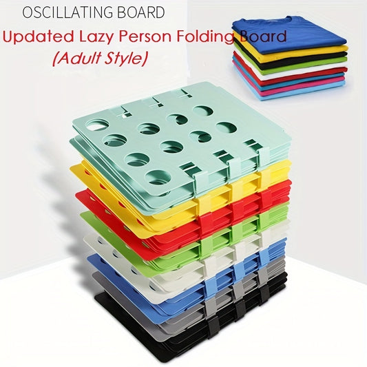 Practical Adult PP Shirt Folding Board - Easy Clothes Folding, Space-Saving, Travel-Friendly | Quick Folding Helper for Home | Perfect for Lazy People, Travelers, Busy Individuals