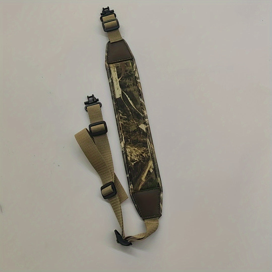 Camo Two-Point Sling with Quick-Release Swivels – Durable Shoulder Strap for Outdoor Adventures – Comfortable, All-Terrain with Seamless Length Adjustment