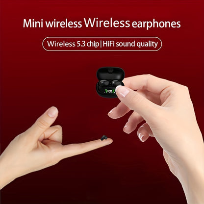 In-Ear Wireless Headset – Mini Ultra Small Sleep Design, Invisible Noise Reduction with High Sound Quality, Voice Touch Operation for Work and Class