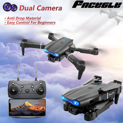 E99 Foldable RC Drone with Camera - Remote Control Drone for Beginners, Indoor & Outdoor Use, Affordable UAV, Ideal for Christmas, Halloween, Thanksgiving Gifts