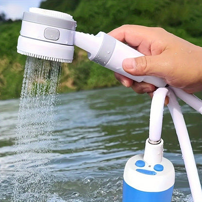 Portable USB Watering Device - Adjustable Pressure for Outdoor Bathing, Car Cleaning and Plant Watering