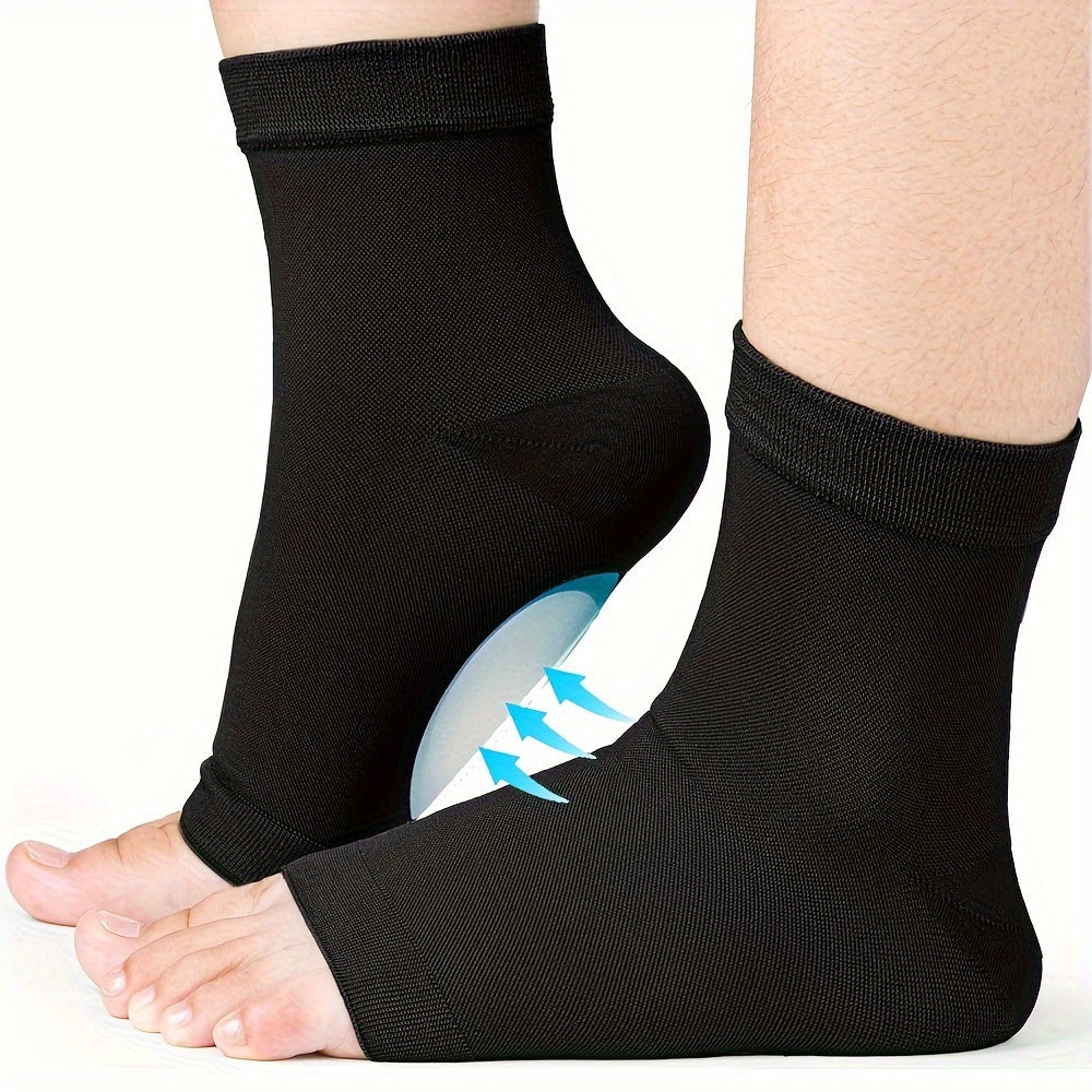 Arch Support Sleeves with Gel Pad - Flat Foot and Metatarsal Compression for Men and Women