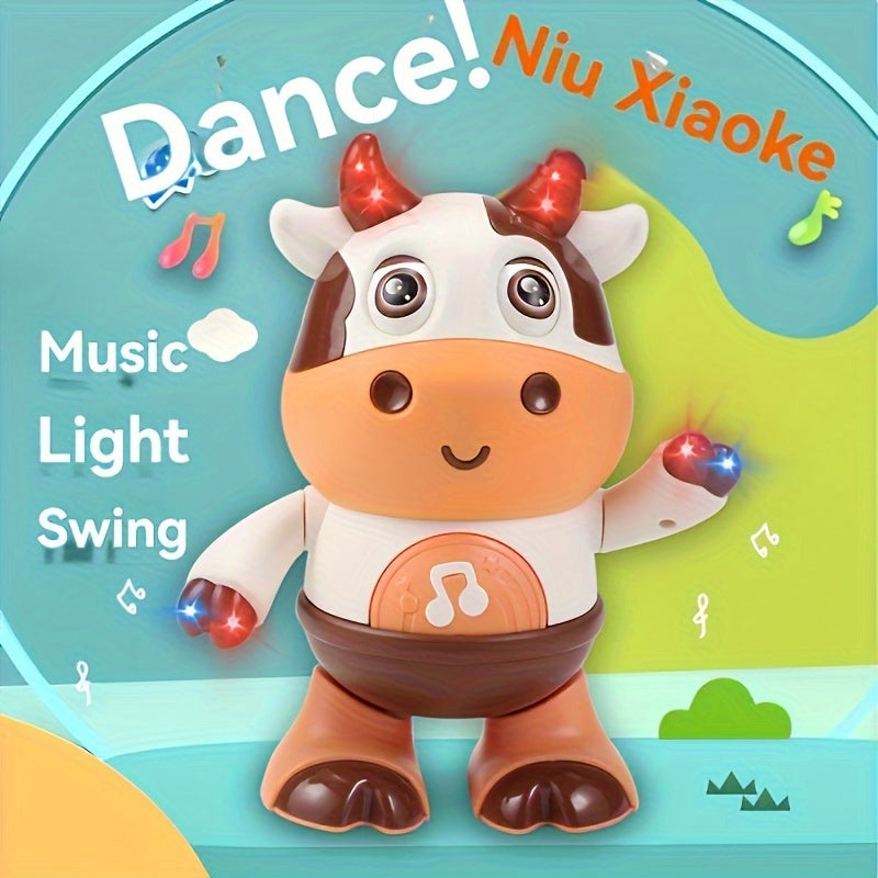 Interactive Singing and Dancing Cow Robot Toy - Music and Lights, Perfect Christmas or Halloween Gift for Boys and Girls