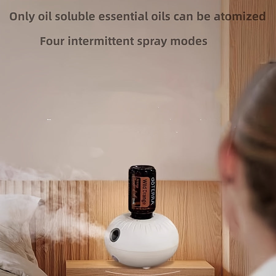 Waterless Intelligent Aromatherapy Machine - Ultra-Quiet, Portable Wireless Induction, Automatic Essential Oil Fragrance Diffuser for Home and Office