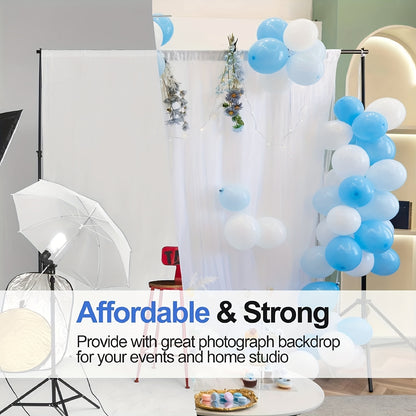 Backdrop Stand 10x7ft (WxH) – Adjustable Photo Studio Background Stand Support Kit