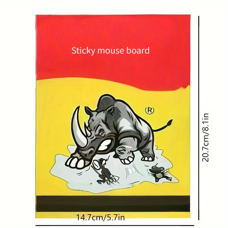 10-20pcs Rhino Mouse Stickers - Strong, Thickened for Effective Mouse Extermination in Homes and Restaurants