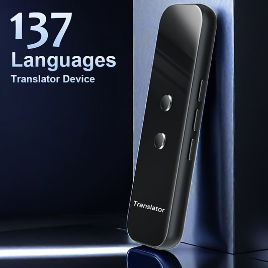 Travel Companion Instant Voice Translator – Supports 137 Languages, App Connectivity for Accurate, Real-Time Translations – Ideal for Business and Learning