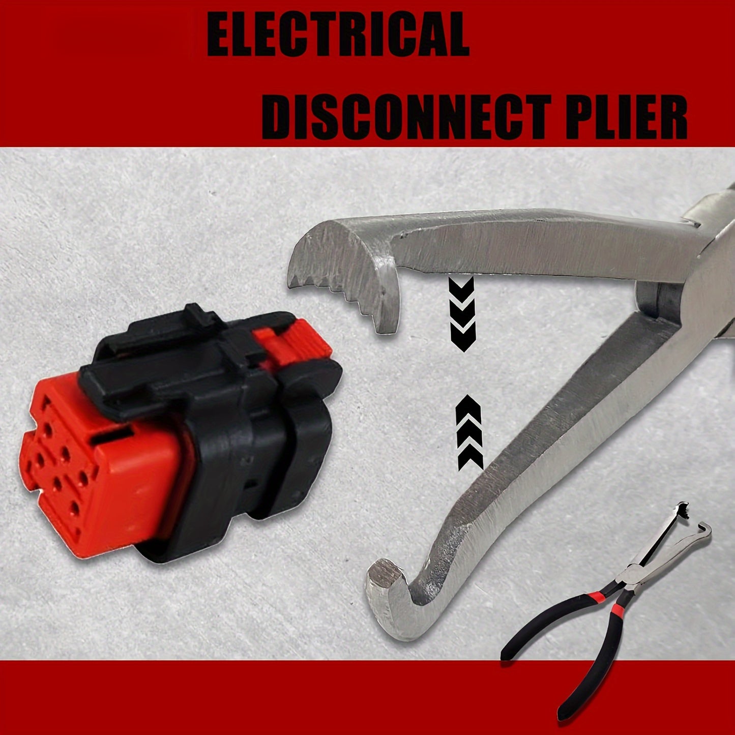 Laviemot Heavy-Duty Steel Electrical Disconnect Plier - Ideal for MAF Sensors, Fuel Injectors and Ignition Coils - No Power Needed