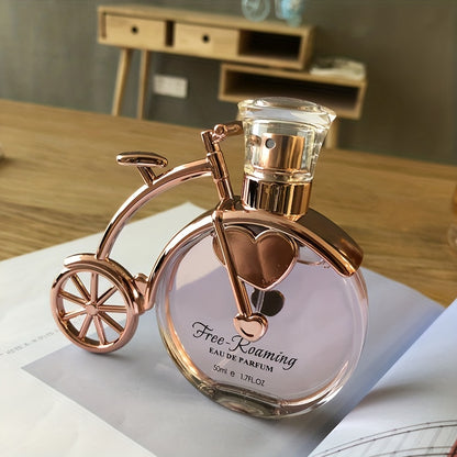 Charming Bicycle-Shaped Perfume for Women - Floral & Fruity Eau De Toilette - Fresh, Long-Lasting Scent for Everyday Wear & Romance - Ideal Gift