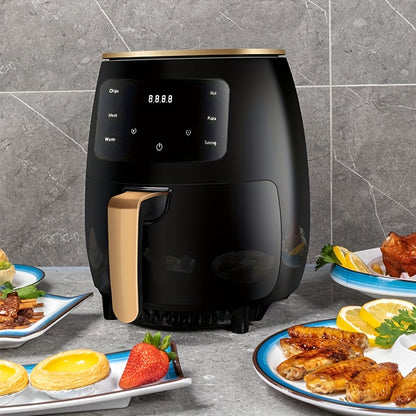 Premium Air Fryer - 1400W High-Power Heat, Omni-Directional Cooking, 30W Fan for Even Crispiness, Uniform Motor Drive Technology