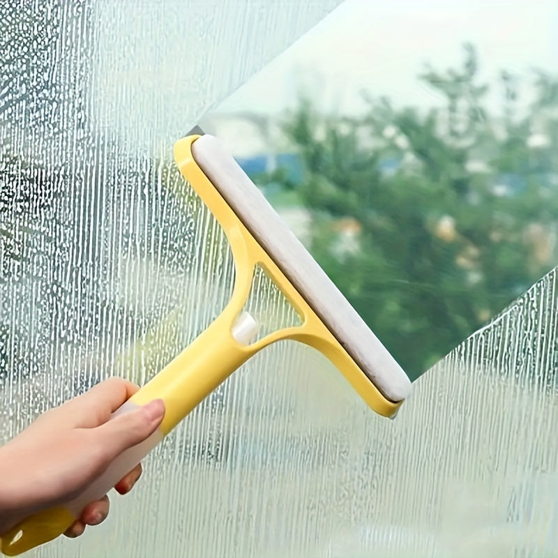 3-in-1 Glass Cleaning Kit - Window Scraper, Sprayer, and Squeegee for Sparkling Windows, Mirrors, and More