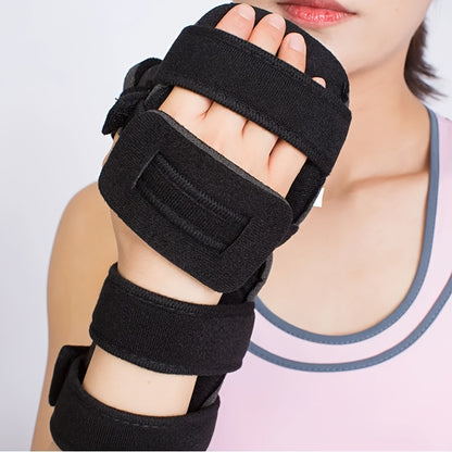 Stroke Resting Hand Splint - Functional Night Immobilizer Wrist Brace for Sprain, Fracture, Tendonitis, Arthritis, and Hand Pain