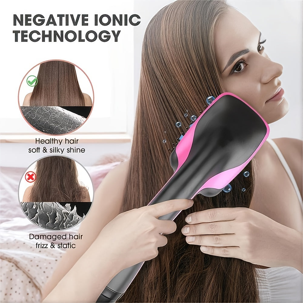 2 in 1 Hair Dryer Brush – Multifunctional Negative Ion Hairdressing Tool, Electric Hair Dryer Comb, Perfect for Women's Gifts and Mother's Day