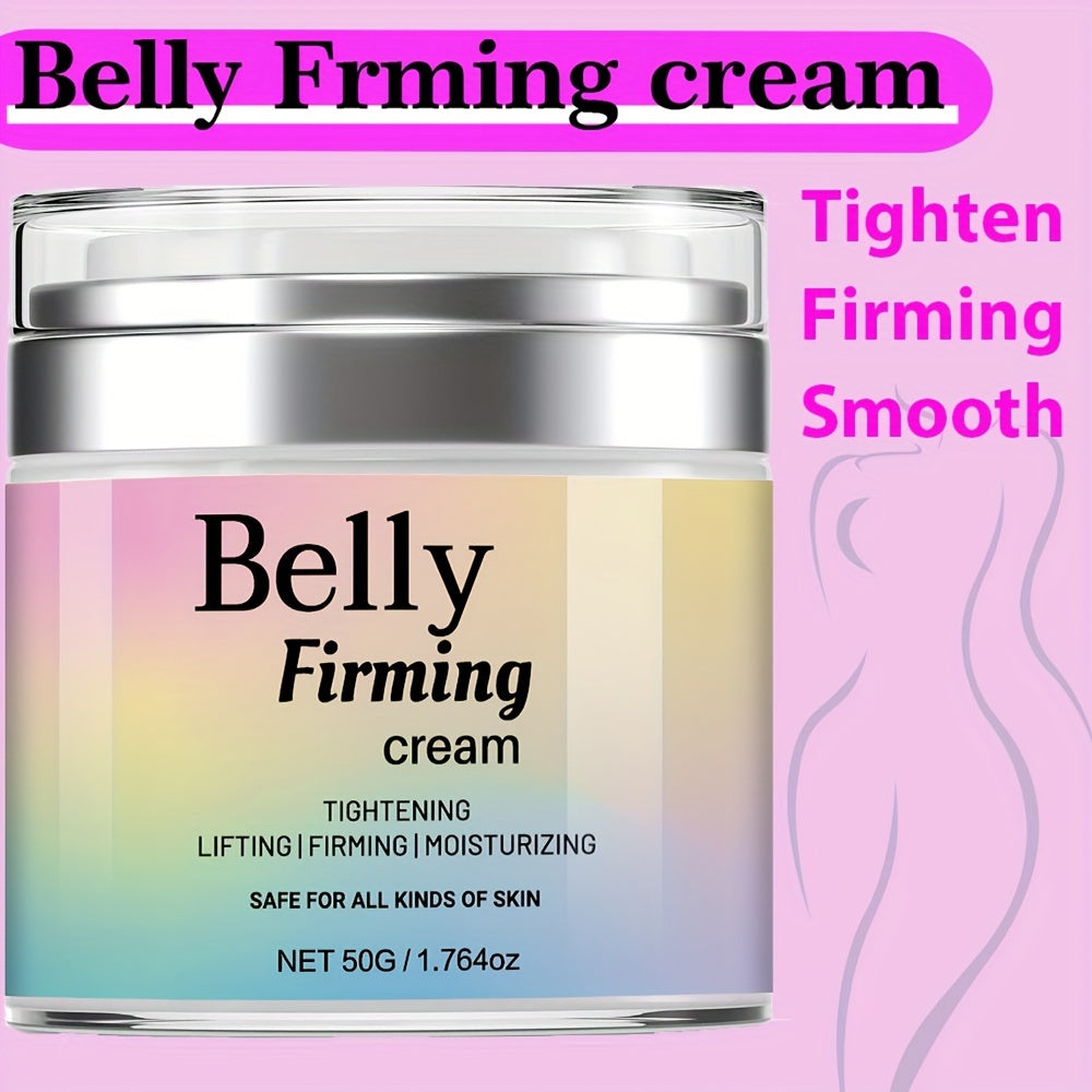 Belly Firming Cream (1.764oz) – Skin Tightening and Moisturizing Lotion with Jojoba Oil and Vitamin E, Safe for All Skin Types