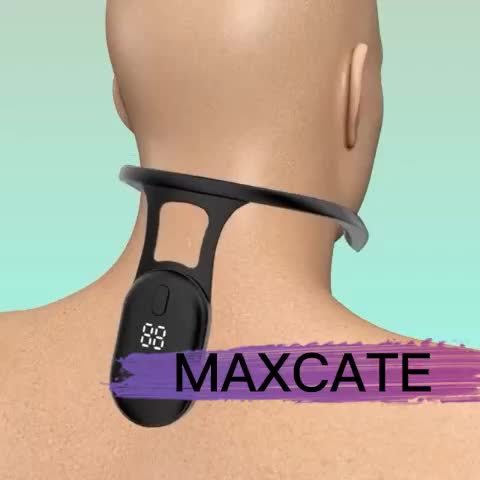 Soothing Neck Lymphatic Drainage Device - Portable Neck Massager for Body Shaping and Correct Posture, Belt Relief Massage Device for Adults